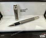 2023 New Replica Mont Blanc Scipione Borghese Rollerball Pen 4810 Silver Trim